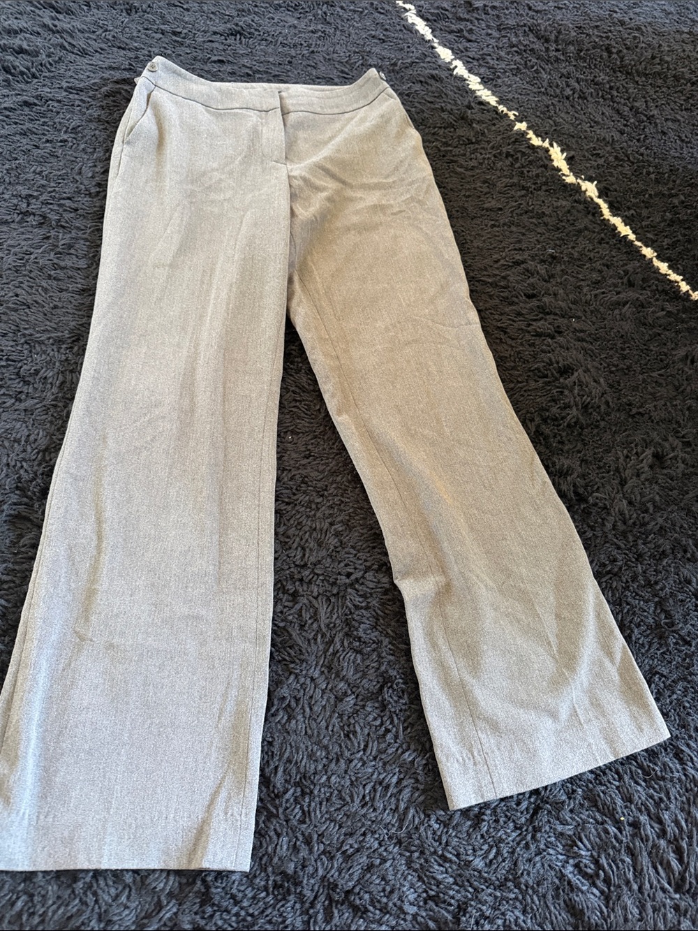 Anne Klein women’s Heather Gray Dress Pants - Straight LegSz 6